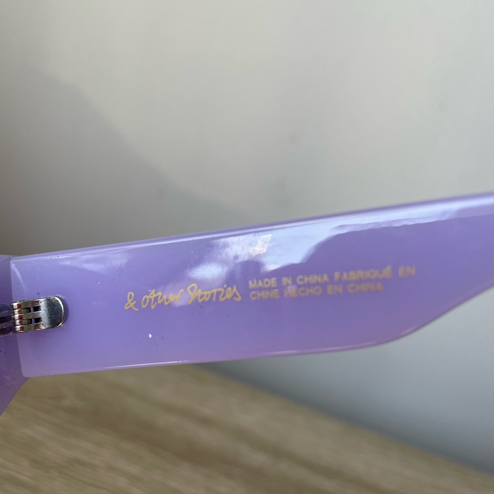 Purple Sunglasses - & Other Stories - Picture 5 of 7